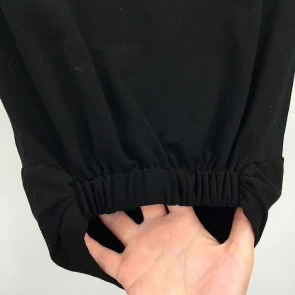 Walter Baker Camille Twisted Front T-Shirt Top Short Sleeve Black Large NEW - Picture 4 of 6